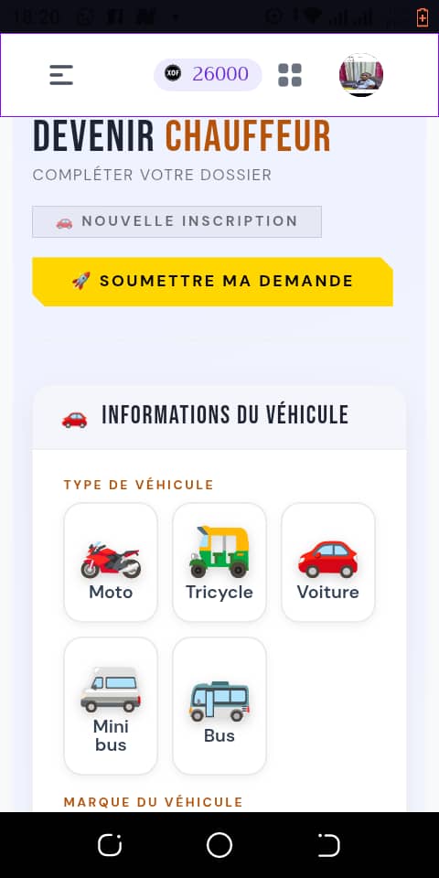 MDIVINE — application multi-services — écran 6